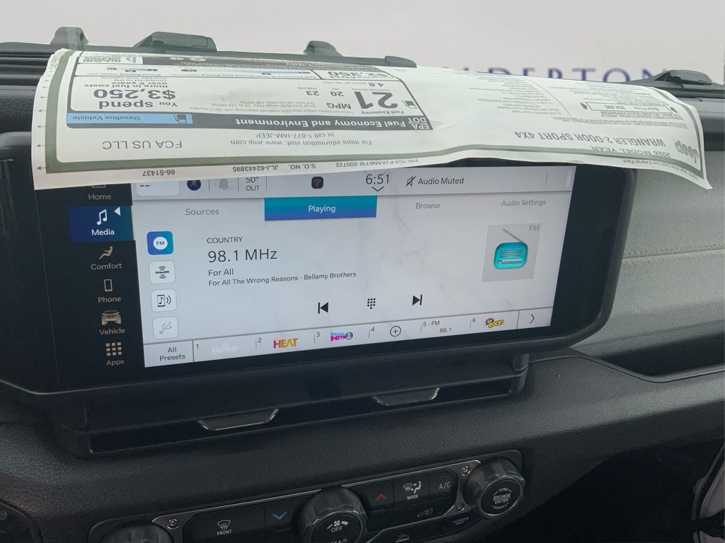 2026 Jeep Wrangler WRANGLER 2-DOOR SPORT