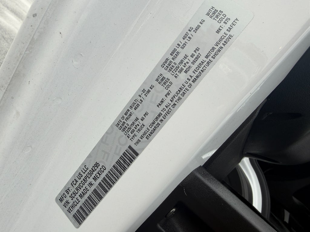 2023 RAM ProMaster 2500 Cargo Van High Roof 136' WB