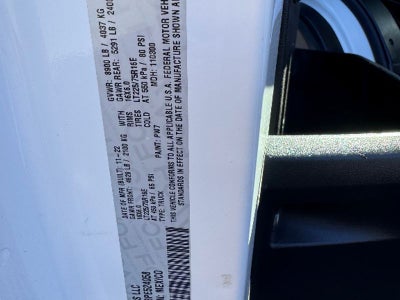 2023 RAM ProMaster 2500 Cargo Van High Roof 159' WB