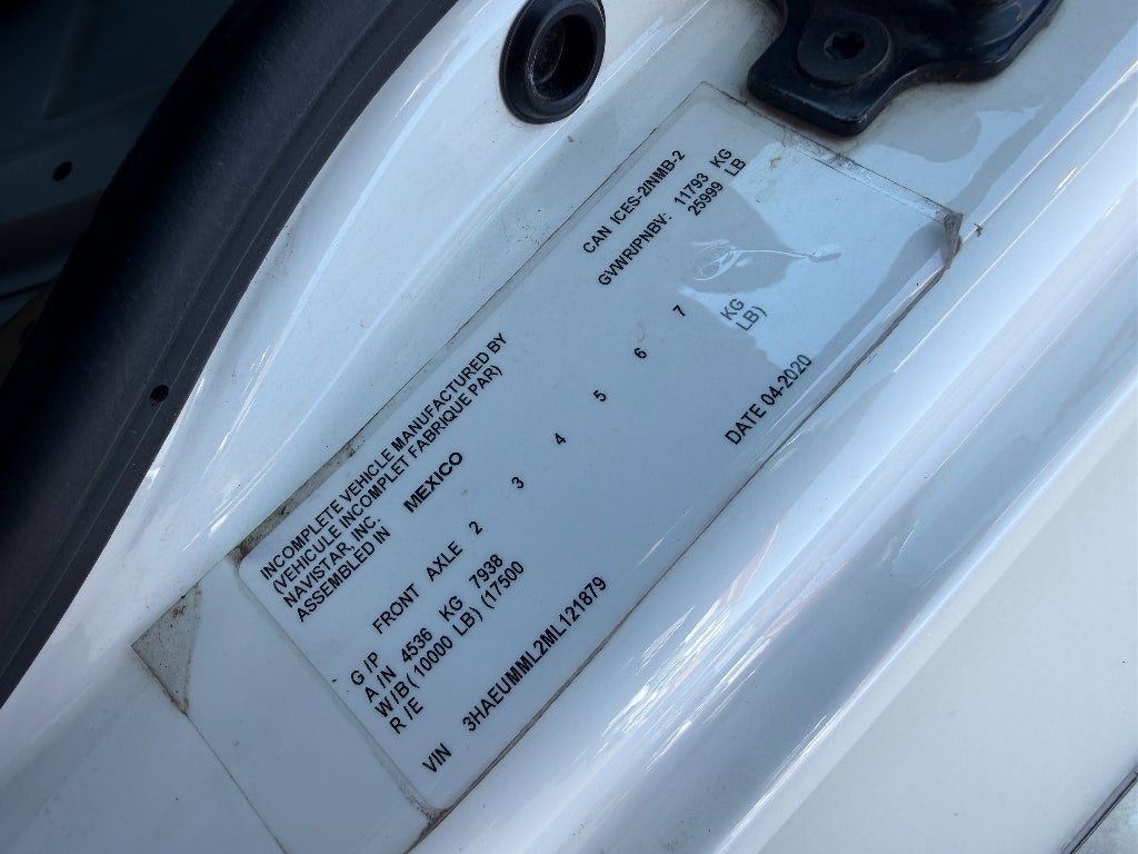 2021 International MV Base