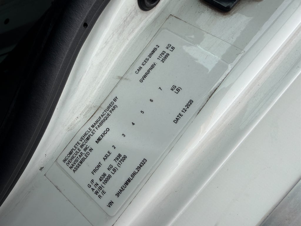 2022 International MV Base