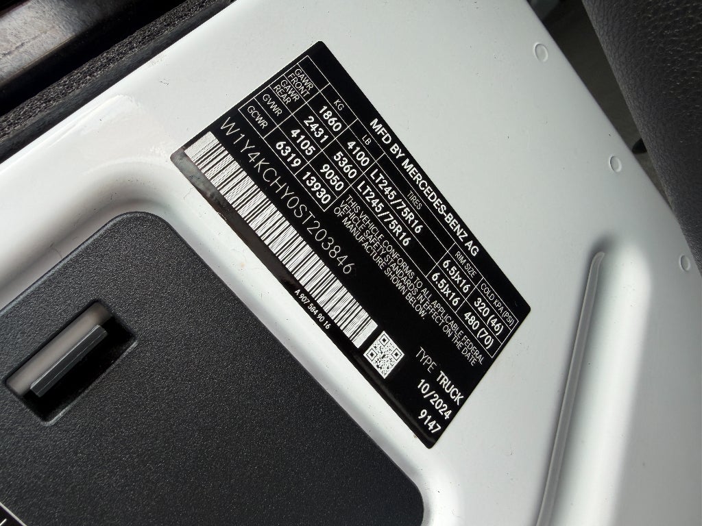 2025 Mercedes-Benz Sprinter 2500 High Roof 4-Cyl Diesel