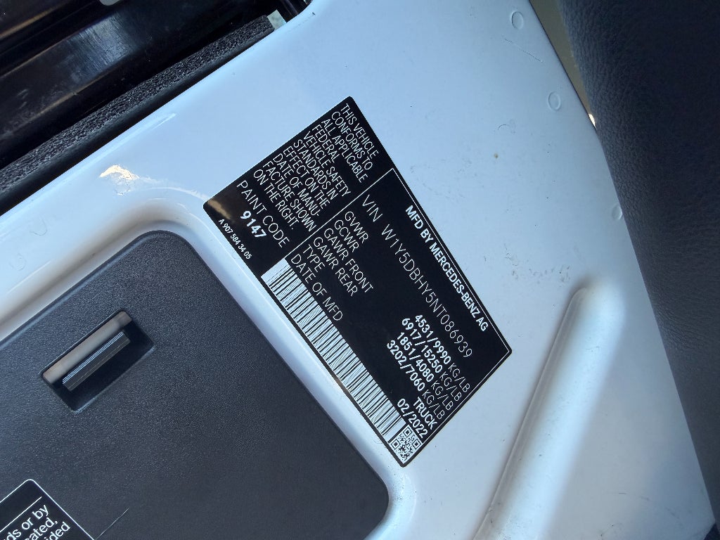 2022 Mercedes-Benz Sprinter 3500 Standard Roof I4