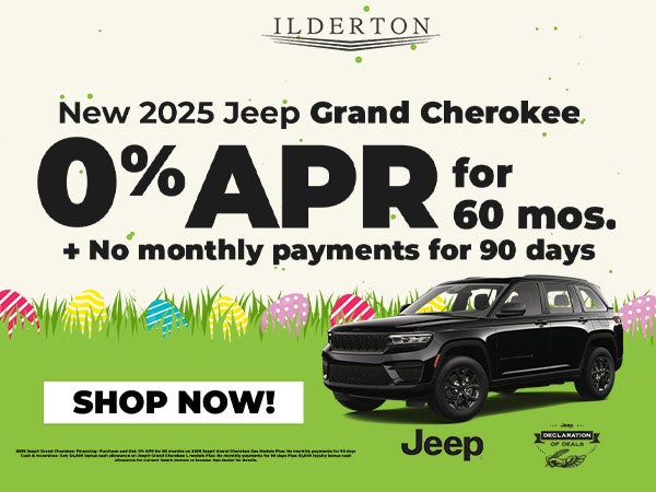 New 2025 Jeep Grand Cherokee Offer