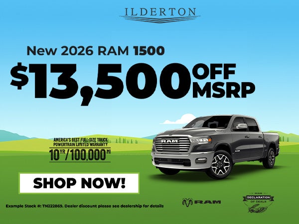 New Ram Specials