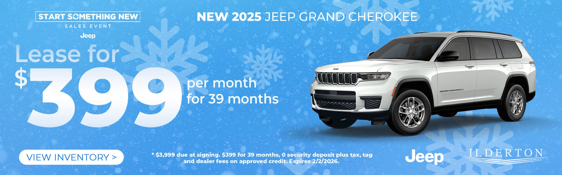 New Jeep Grand Cherokee Special