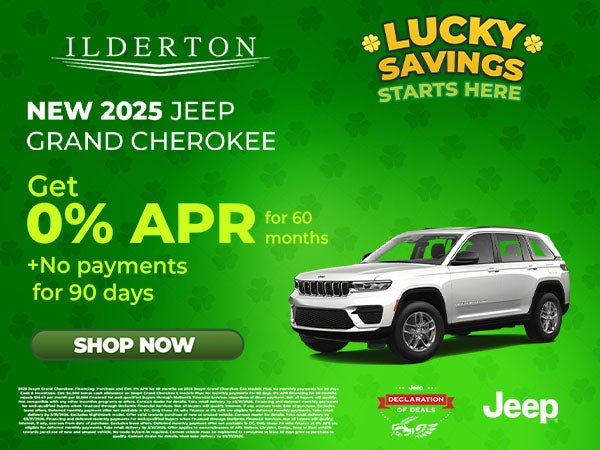2025 Jeep Grand Cherokee 0% APR for 60 months