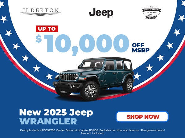 2025 Jeep Wrangler Offer