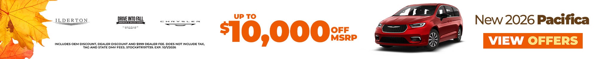 Up to $10k Off MSRP